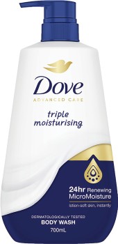 Dove+Advanced+Body+Wash+700mL+-+Triple+Moisturising