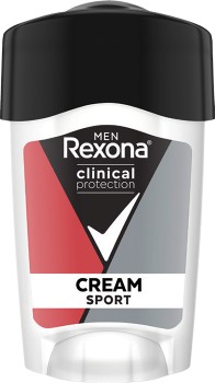 Rexona-Clinical-Antiperspirant-Deodorant-45mL-Cream-Sport on sale
