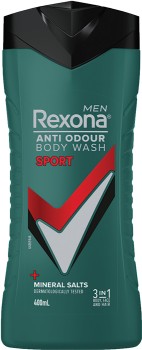 Rexona-Men-Anti-Odour-Body-Wash-400mL-Sport on sale