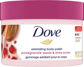 Dove+Exfoliating+Body+Polish+298g+-+Pomegranate+Seeds+%26amp%3B+Shea+Butter