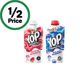 Yoplait-YOP-Kids-Yoghurt-Pouch-130g-From-the-Fridge on sale