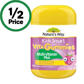 Natures-Way-Kids-Smart-Vita-Gummies-Multi-Vitamin-Plus-Pk-120 on sale