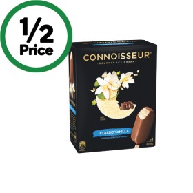 Connoisseur-Ice-Cream-Sticks-320-400ml-Pk-4-6 on sale
