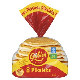 Golden-Pikelets-200g-Pk-8 on sale