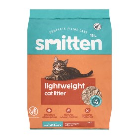 Smitten+Lightweight+Clay+Cat+Litter+15+Litre
