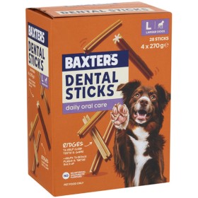 Baxters-Dental-Sticks-Dog-Treats-Pk-28 on sale