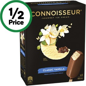 Connoisseur+Ice+Cream+Sticks+320-400ml+Pk+4-6