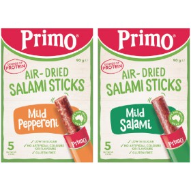 Primo+Salami+Sticks+90g+Pk+5