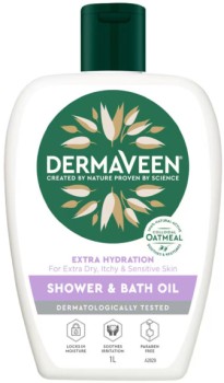 DermaVeen+Extra+Hydration+Shower+%26amp%3B+Bath+Oil+1+Litre