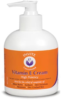 Invite+E+Vitamin+E+Cream+Pump+200g