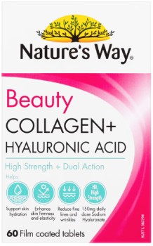 Natures-Way-Beauty-Collagen-Hyaluronic-Acid-60-Tablets on sale