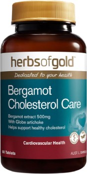 Herbs-of-Gold-Bergamot-Cholesterol-Care-60-Tablets on sale