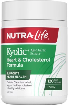 Nutra-Life+Kyolic+Aged+Garlic+Extract+Heart+%26amp%3B+Cholesterol+120+Capsules