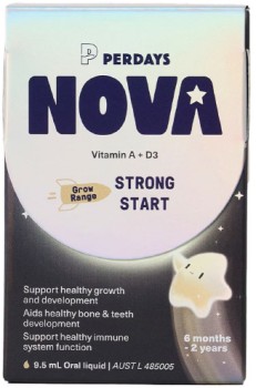 Perdays+Nova+Kids+Strong+Start+Vitamin+A+%2B+D3+Liquid+9.5ml