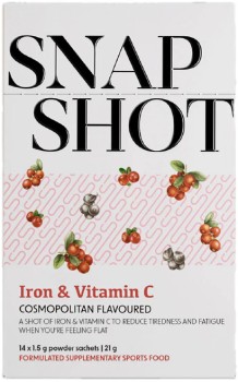 Perdays-SnapShot-Iron-Vitamin-C-Cosmopolitan-Flavour-14-x-15g-Sachets on sale