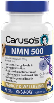 Carusos+NMN+500mg+30+Tablets