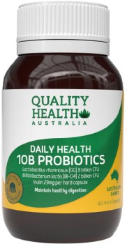 Quality+Health+Daily+Health+10B+Probiotics+60+Capsules