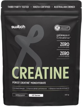 Switch-Nutrition-Perform-Purest-Creatine-Monohydrate-Powder-500g on sale