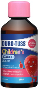 Durotuss+Childrens+Cough+Liquid+Strawberry+200ml