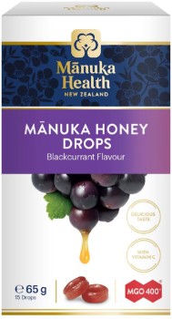 Manuka+Health+MGO+400%2B+Manuka+Honey+Drops+Blackcurrant+65g