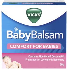 Vicks+Baby+Balsam+Decongestant+Chest+Rub+50g