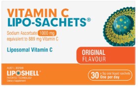Lipo-Sachet-Vitamin-C-Original-Liquid-Sachets-30-x-5g on sale