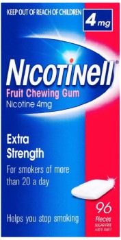 Nicotinell-Chewing-Gum-Fruit-4mg-96-Pieces on sale