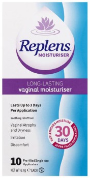 Replens+Vaginal+Moisturiser+Prefilled+Applicators+10+pack