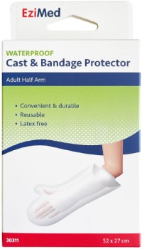 EziMed+Adult+Half+Arm+Waterproof+Cast+%26amp%3B+Banadage+Protector+1+Pack