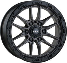 CSA+Wheels+Razorback+-+17x9+Satin+Graphite+Black+Lip