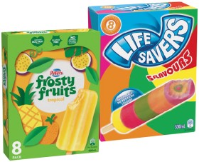 Peters+Frosty+Fruits+6%E2%80%918+Pack+or+Life+Savers+Ice+Block+8+Pack