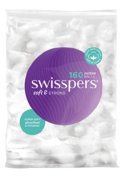 Swisspers+Cotton+Balls+160+Pack