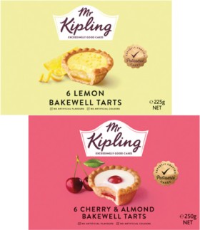 Mr-Kipling-Fancies-or-Bakewells-205g-250g on sale