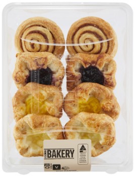 Coles+Bakery+Mini+Danish+Selection+8+Pack