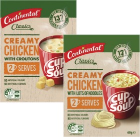 Continental-Cup-a-Soup-2-Serves-50g-75g on sale