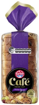 Tip-Top-Caf-Thick-Raisin-Toast-Bread-600g on sale