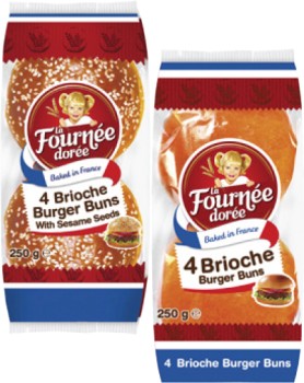 La+Fournee+Doree+Brioche+Burger+Buns+250g