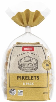 Coles+Pikelets+8+Pack+200g