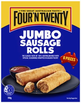 FourN-Twenty-Jumbo-Sausage-Rolls-6-Pack-700g on sale
