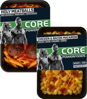 Core-Powerfoods-Frozen-Meal-350g on sale