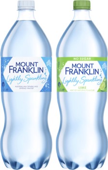 Mt-Franklin-Lightly-Sparkling-Water-125-Litre on sale