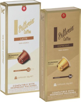 Vittoria+Nespresso+Compatible+Coffee+Capsules+10+Pack