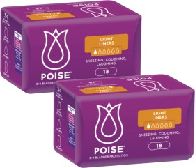 Poise+Light+Continence+Liners+18+Pack