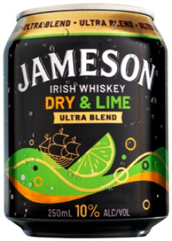 NEW-Jameson-Ultra-Blend-Dry-Lime-Cans-4x250mL on sale