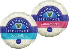 Tasmanian-Heritage-Double-Brie-or-Camembert-200g on sale