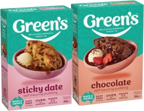 Green%26rsquo%3Bs+Self%E2%80%91Saucing+Pudding+Mix+260g+Selected+Varieties