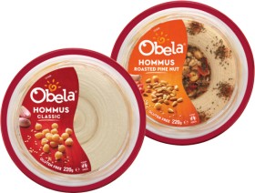 Obela-Dip-220g-Selected-Varieties on sale
