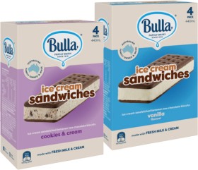 Bulla+Ice+Cream+Sandwiches+4+Pack+Selected+Varieties