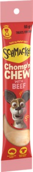 Schmackos-Chomp-n-Chew-Dog-Treats-60g-Selected-Varieties on sale
