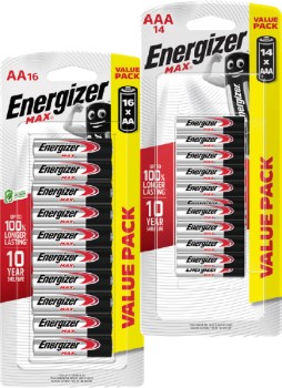 Energizer+Max+Batteries+AA+16+Pack+or+AAA+14+Pack